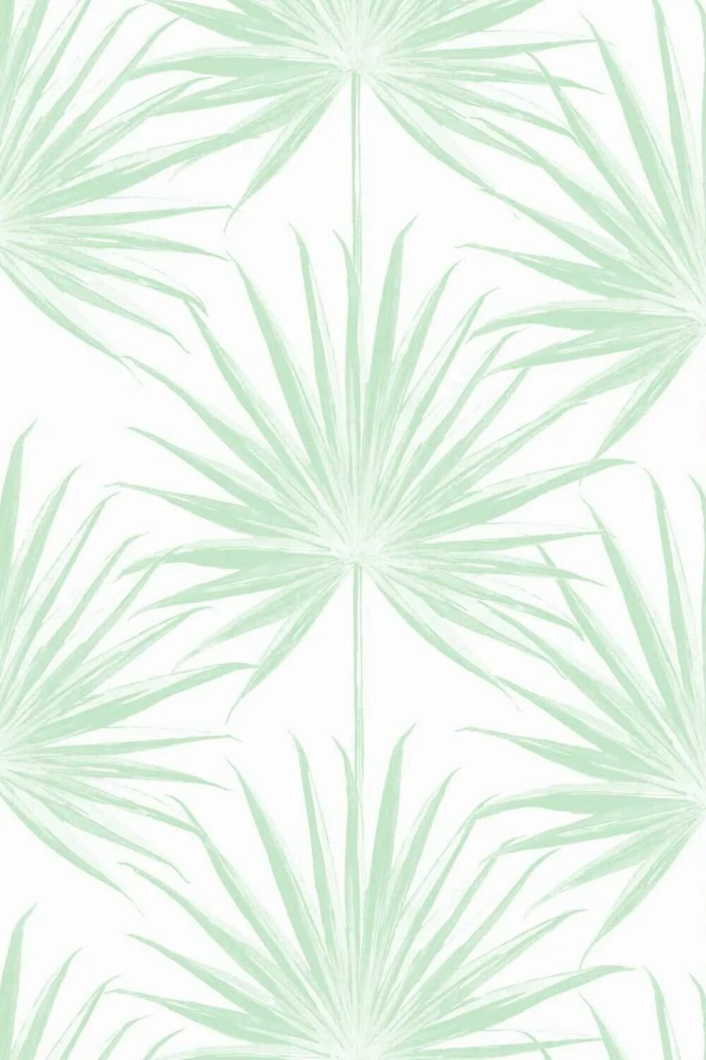 Coastal Palm Wallpaper in Green