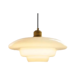 The Pearl of Art Deco Glass Pendant Light