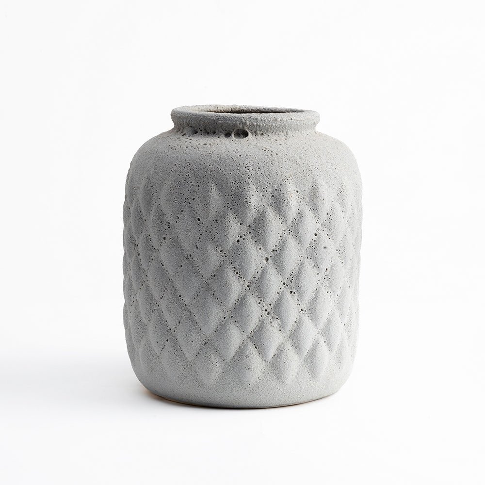 Oak Opulence Ceramic Vase