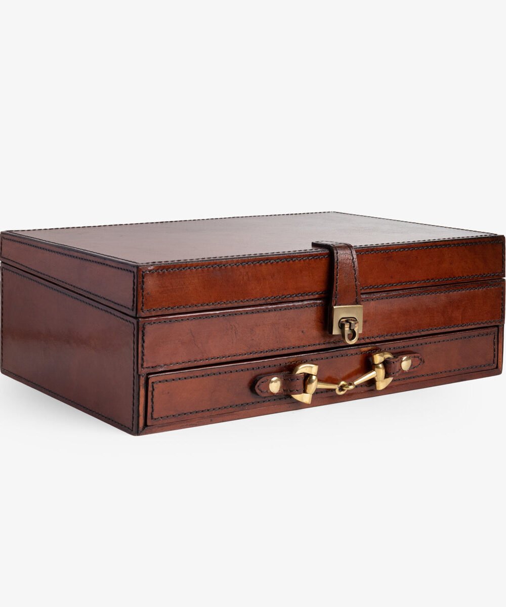 Leather Jewellery Box (31.5cm)