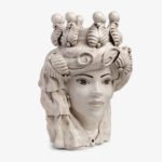 Moro Head Sicilian Lady (White 60cm)