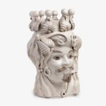 Moro Head Sicilian Man (White 60cm)