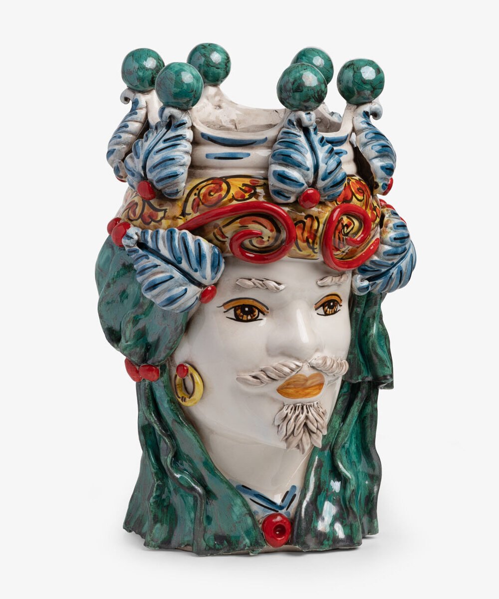 Moro Head Sicilian Man (34cm)