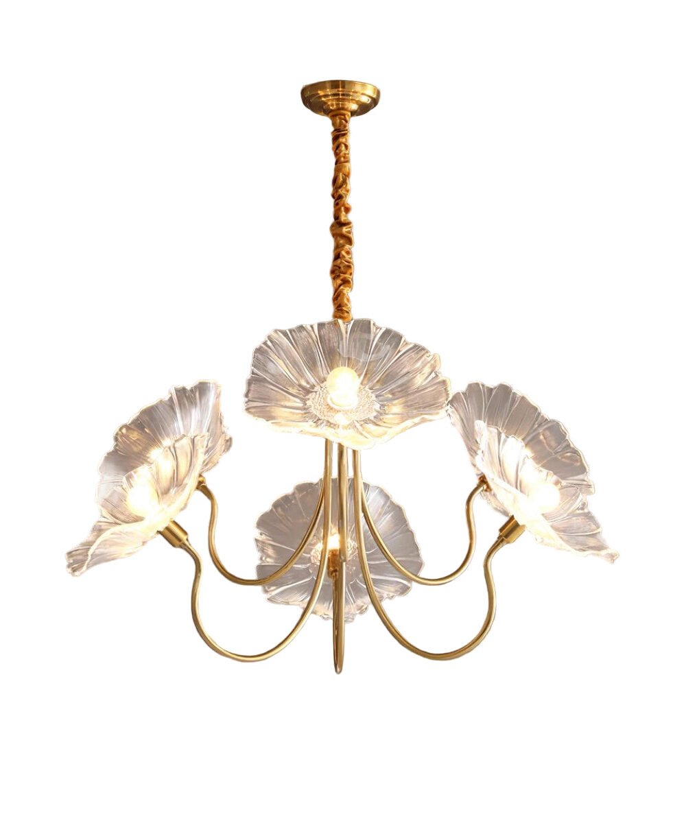Blossom of Light Glass Chandelier