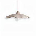 Nordic Wabi-Sabi Flower-Shaped Cement Pendant Light