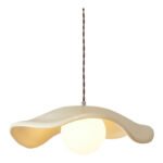 Yumi Sculptural Resin Elegance Minimalist Pendant Light