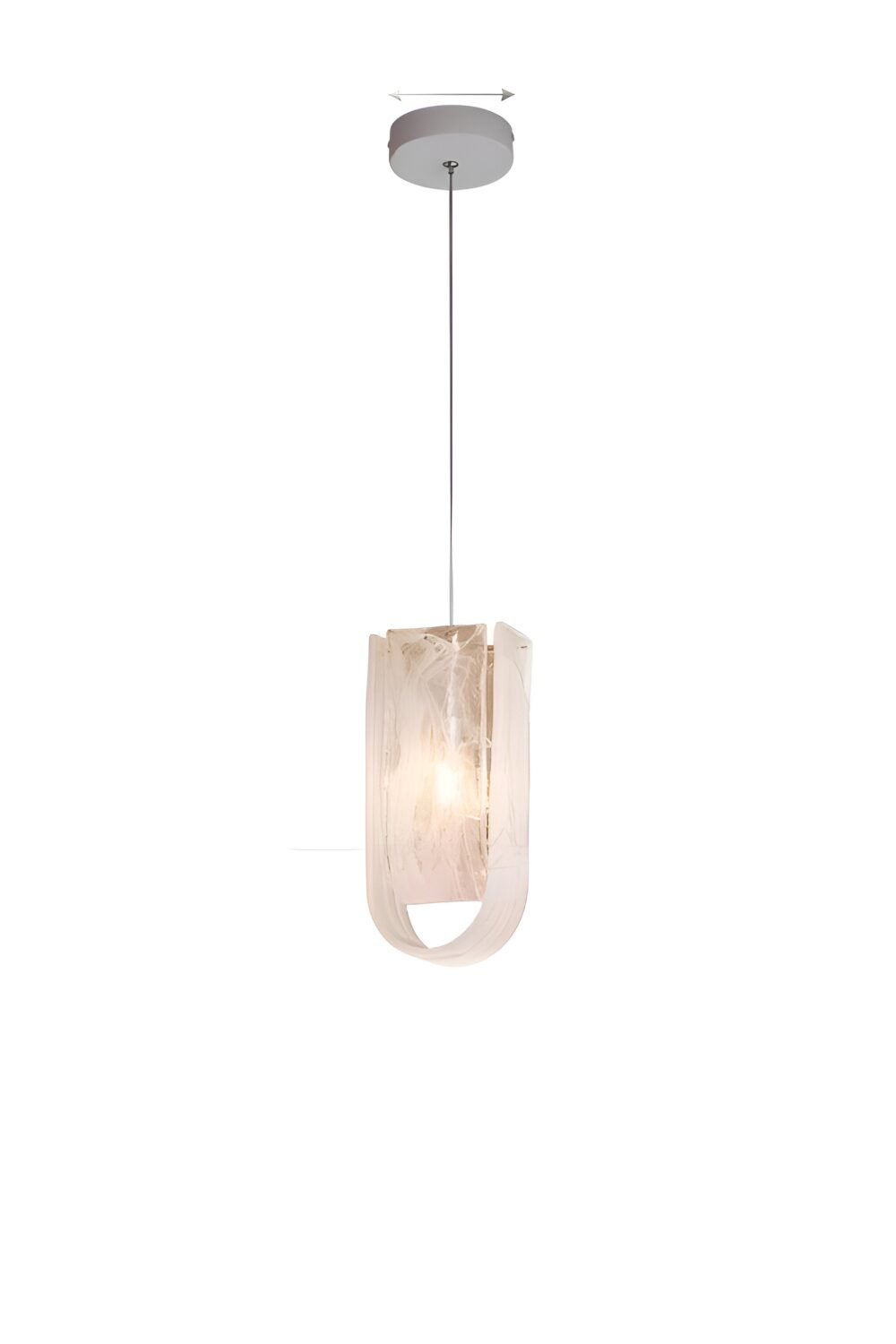 Italian Light Cloud Glass Chandelier
