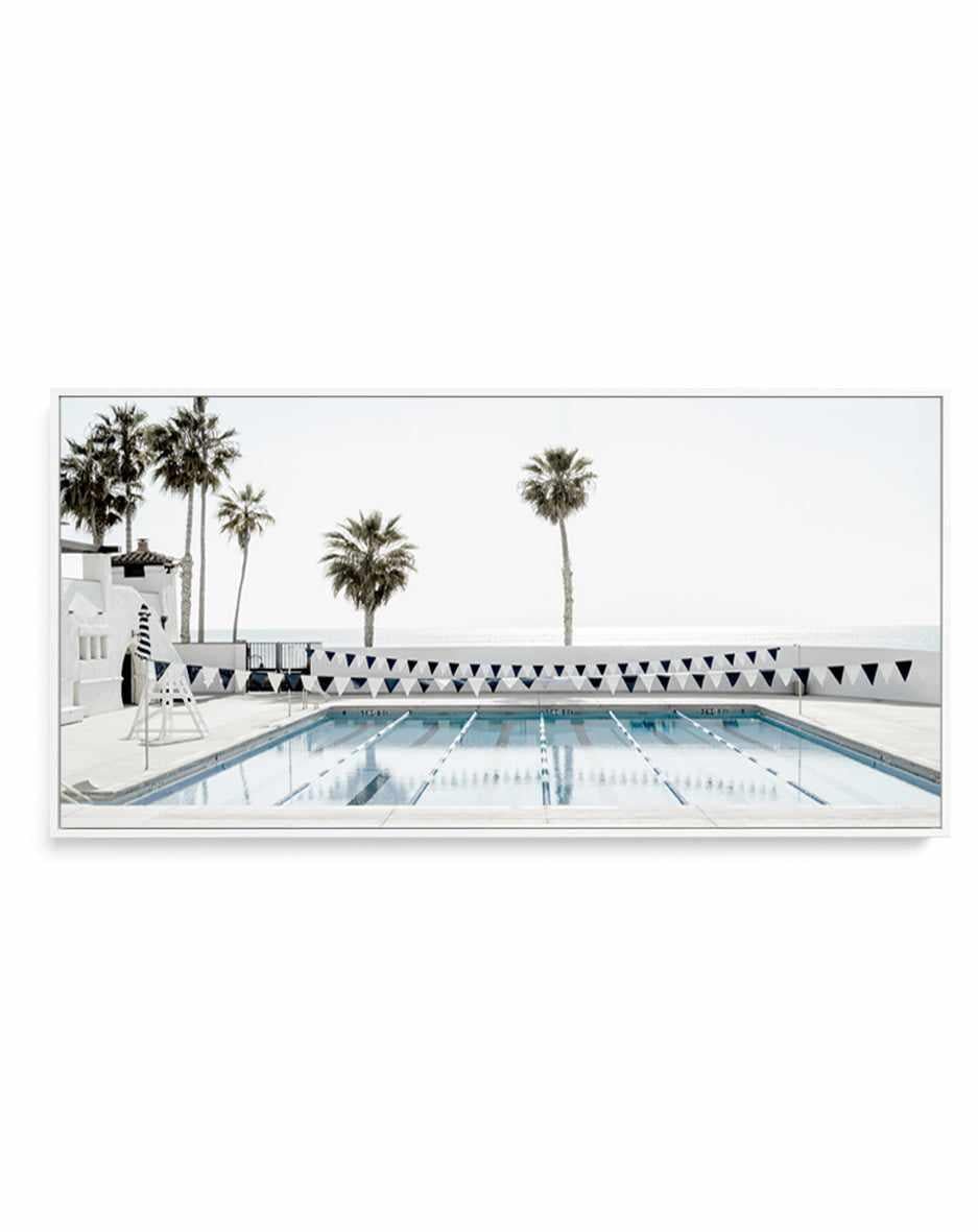 Ole Hanson Beach Club California LS By Rich Styles | Panoramic Canvas Art Print