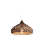 Elegant Natural Rattan Braid Boho Pendant Light