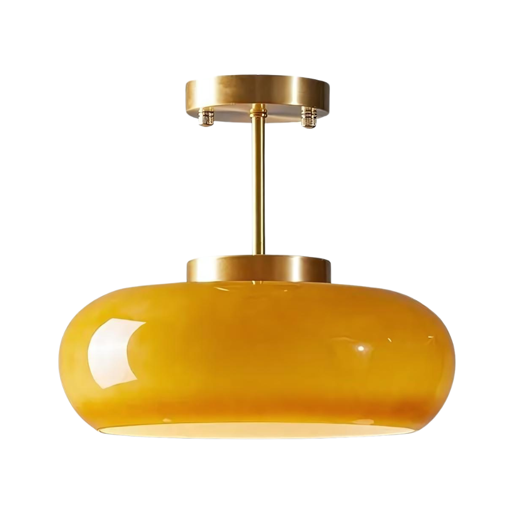 Shard Nordic Brass Glass Pendant Light