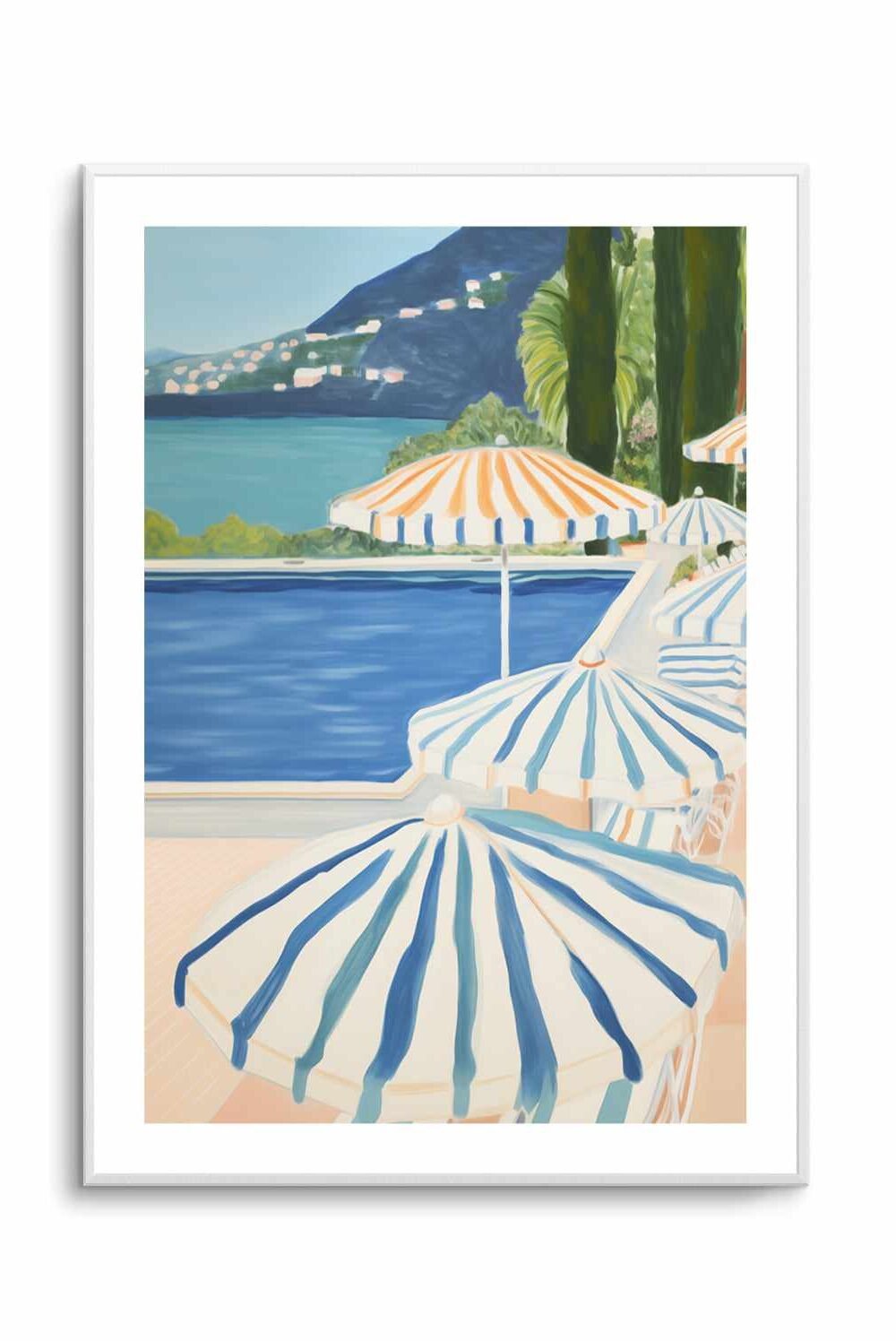 Pool Side Lake Como I | Art Print