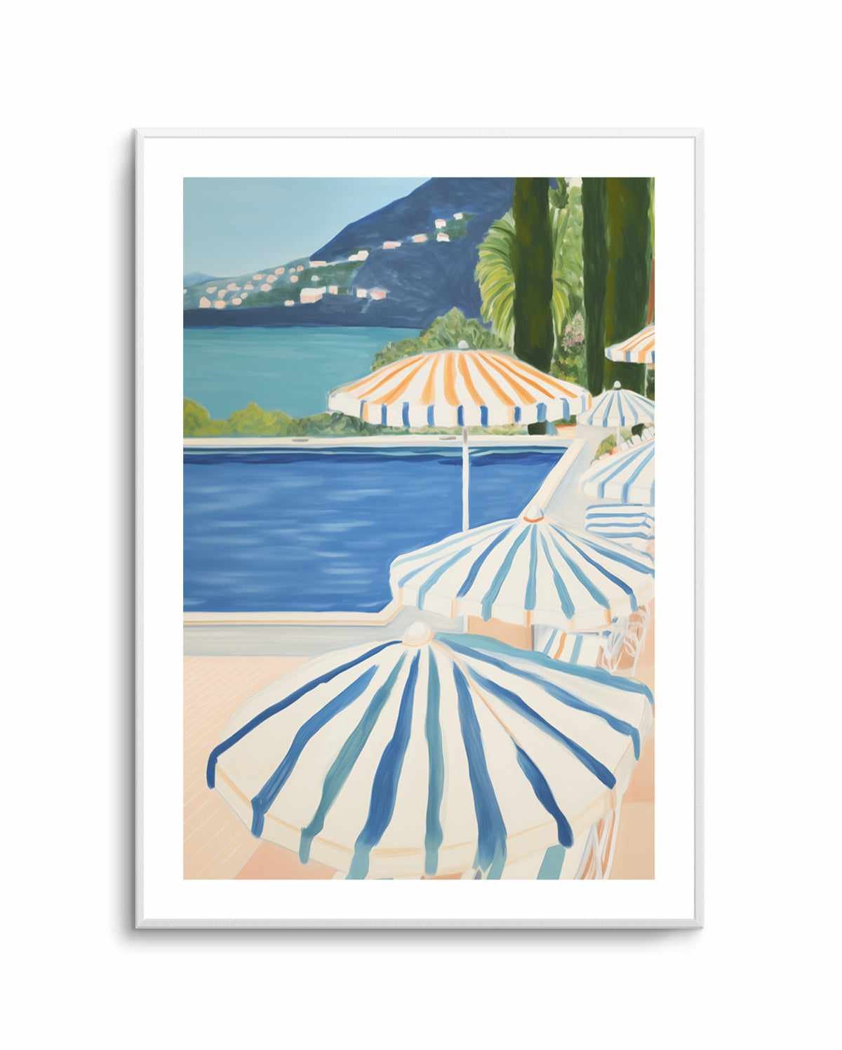 Pool Side Lake Como I | Art Print