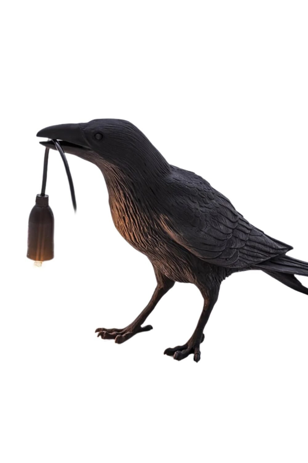 The Watchful Raven Resin Table Lamp