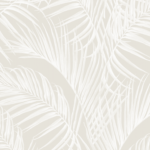 Palm Escape Cream & Beige Wallpaper
