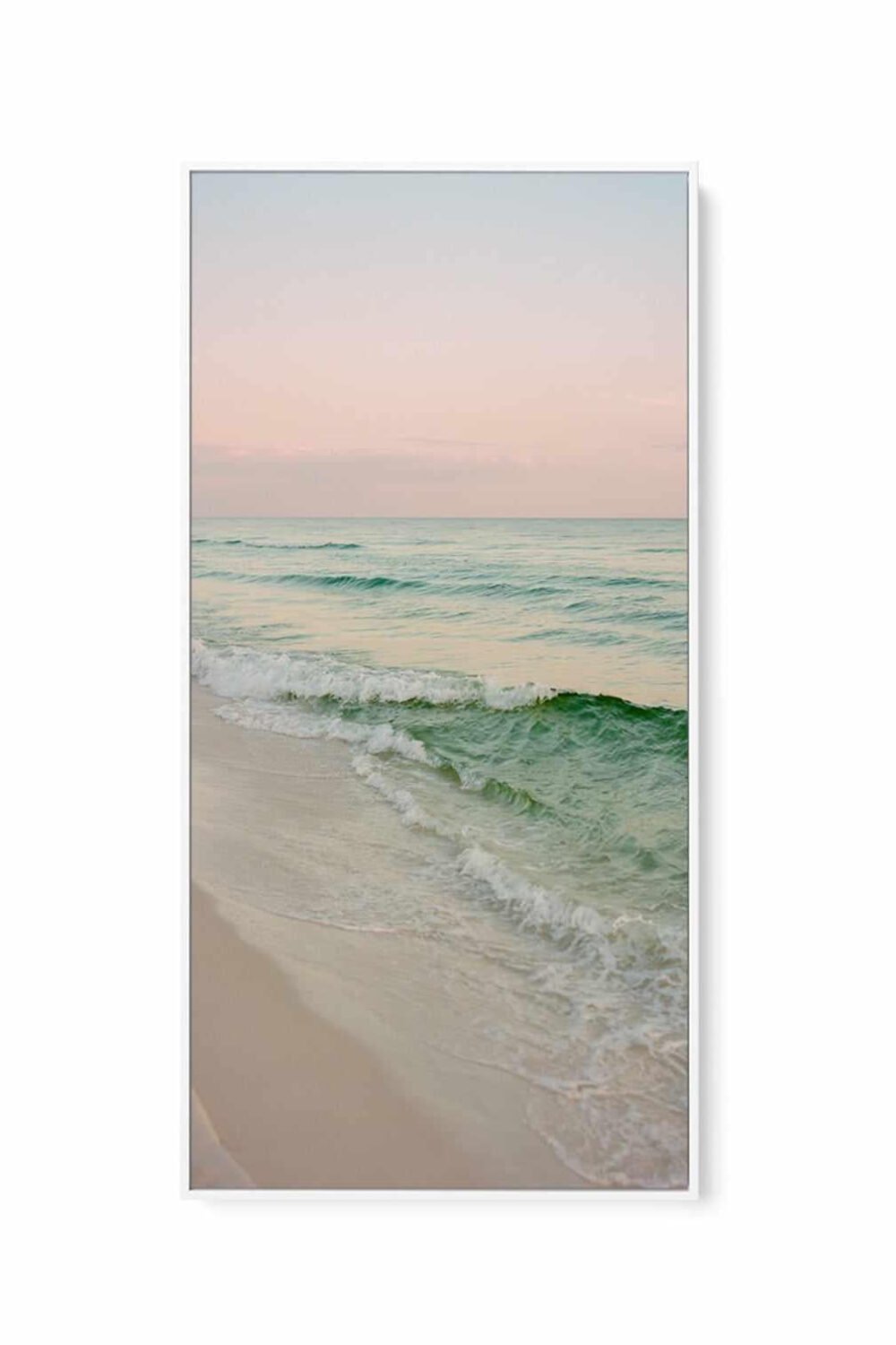 Shoreline I | Panoramic Canvas Art Print