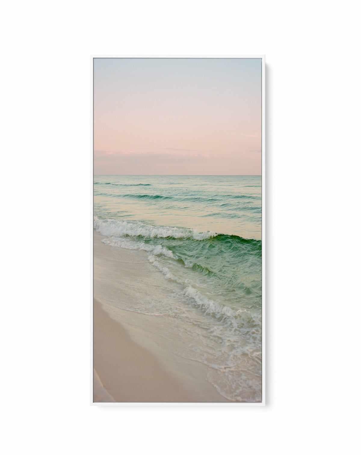 Shoreline I | Panoramic Canvas Art Print
