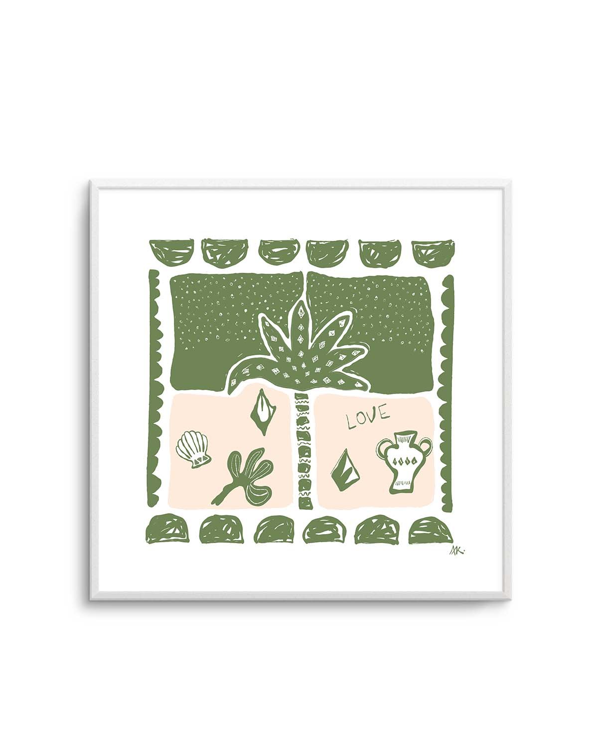 Summer Nights Forest Green By Rich Styles | Art Print