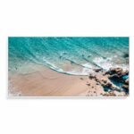 The Pass From Above | Panoramic Canvas Art Print