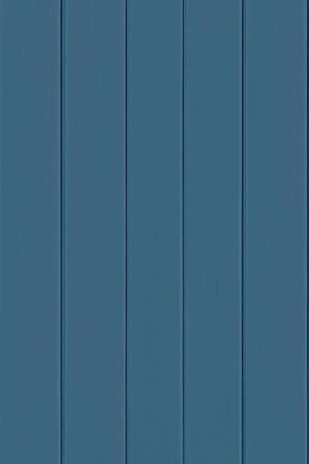Tongue & Groove Wood Panel in Navy Blue Wallpaper