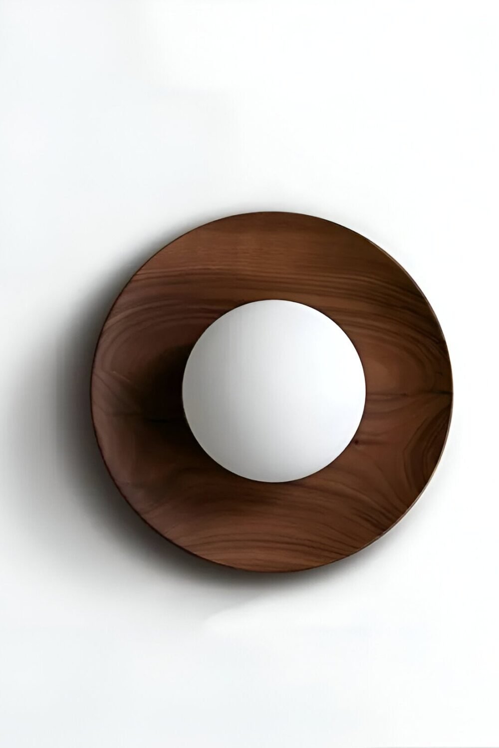 Nordic Minimalist Natural Wood LED Wall Light