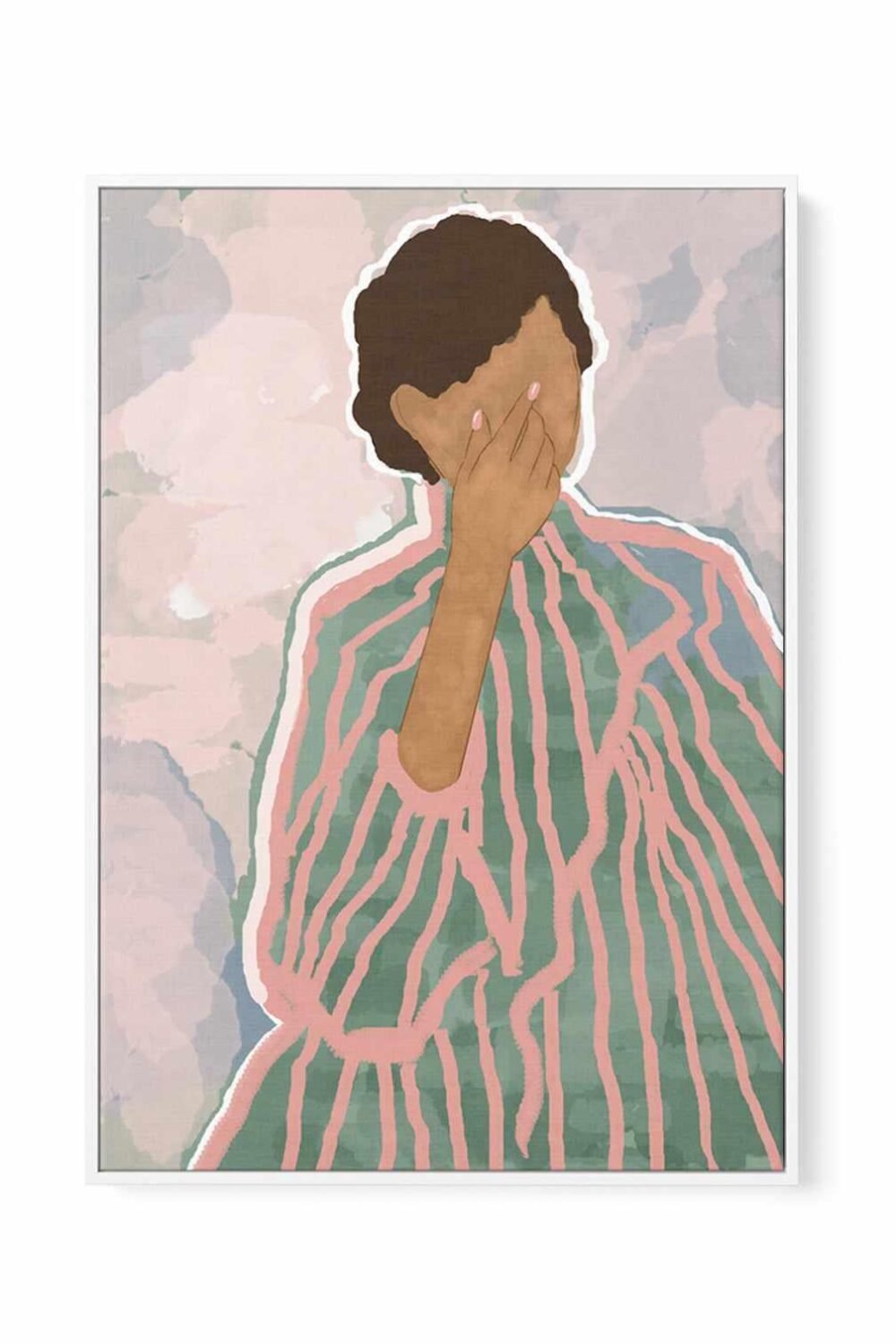 Woman By Rich Styles | Framed Canvas Art Print