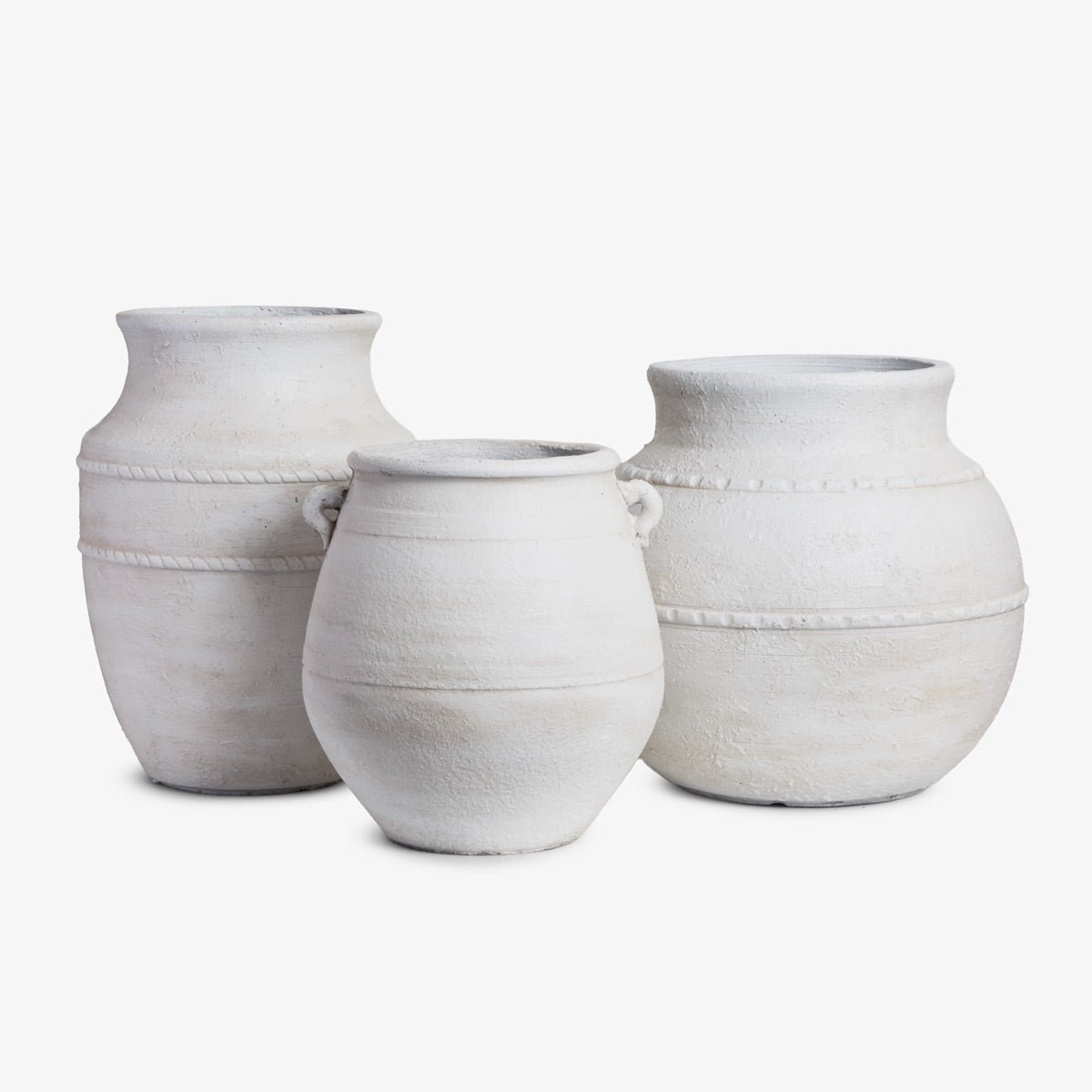 Antique White Planters