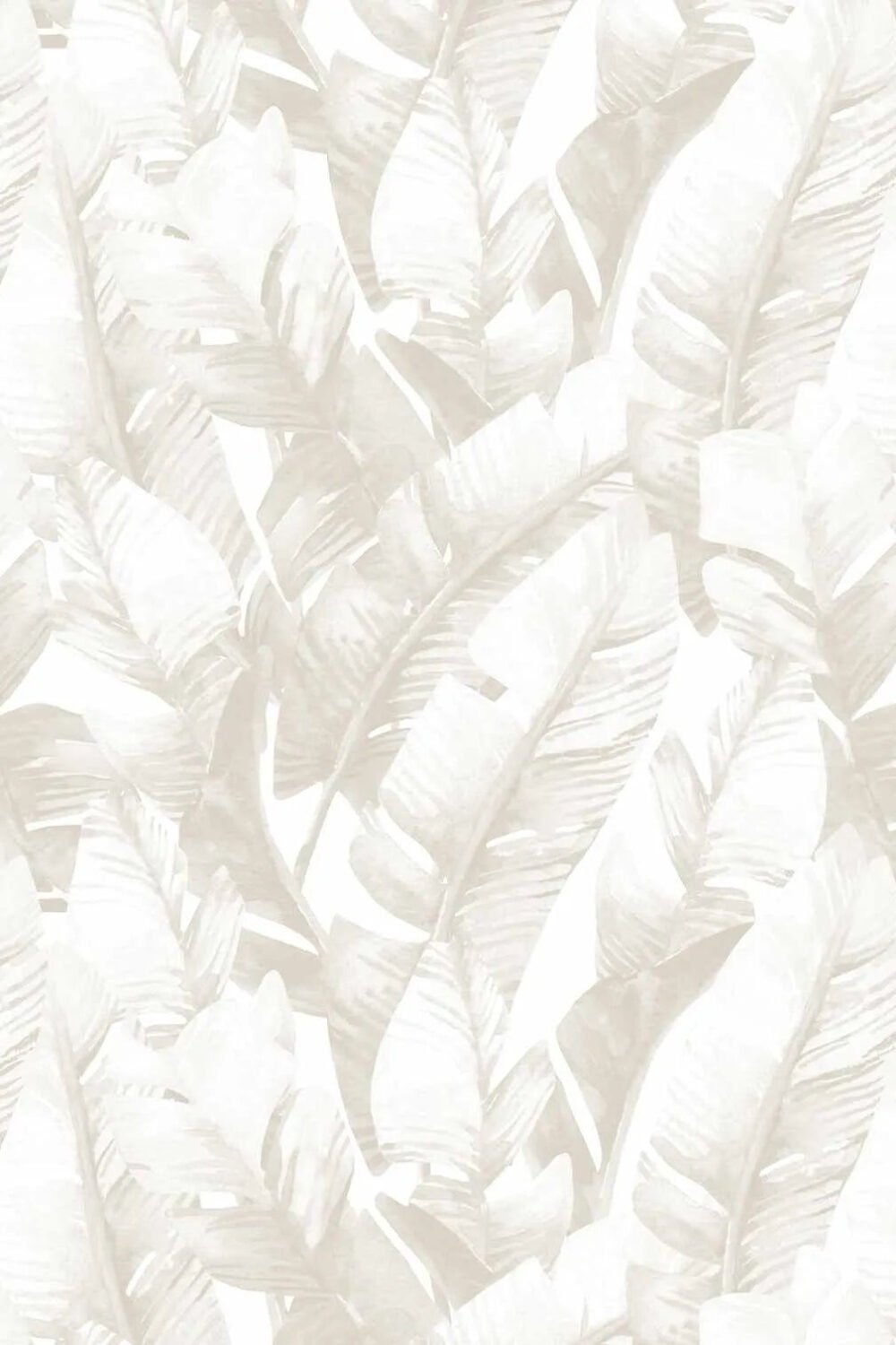 Banana Leaf Palms | Sepia Wallpaper