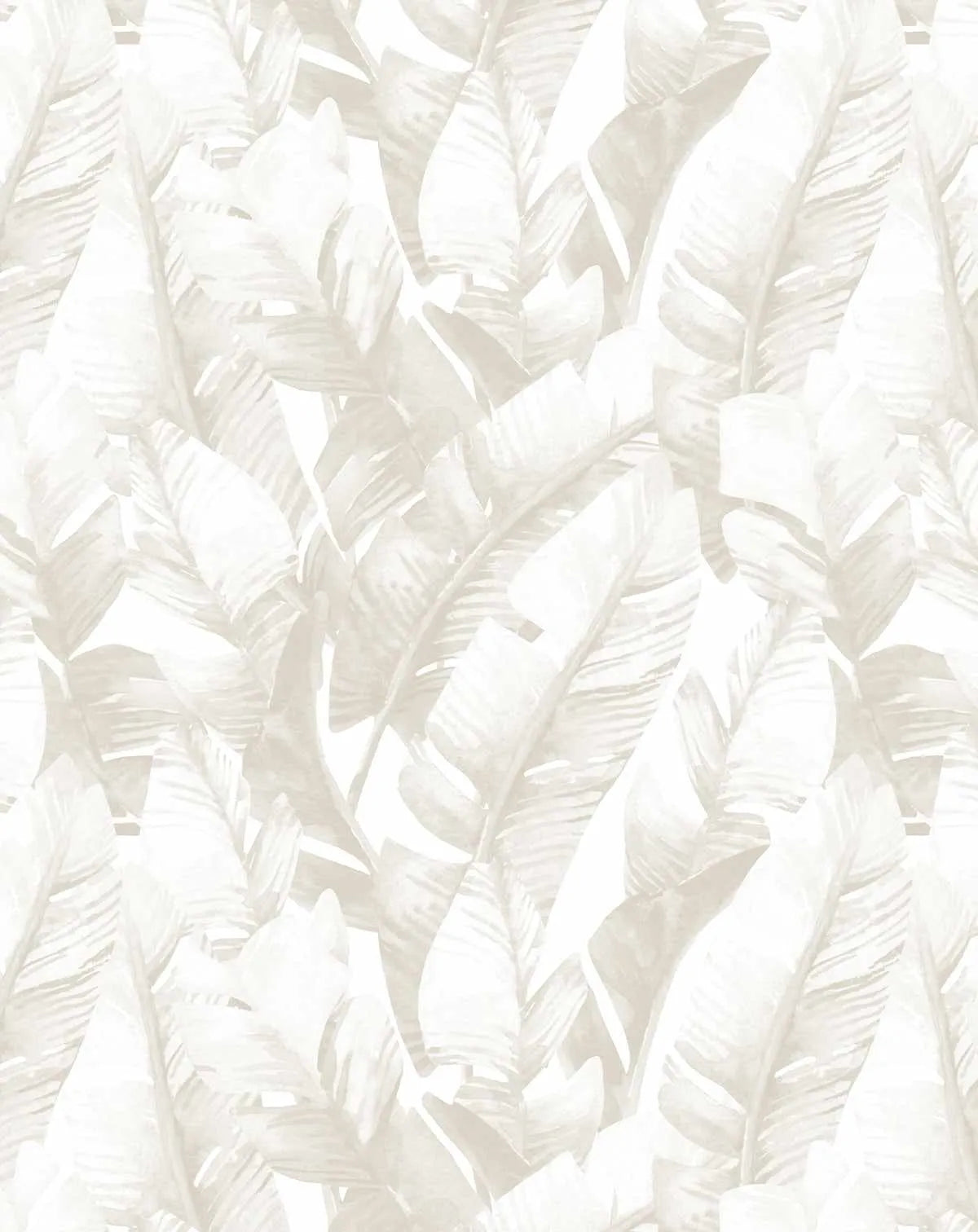 Banana Leaf Palms | Sepia Wallpaper
