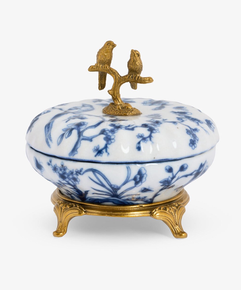 Barclay Dish With Bird Lid