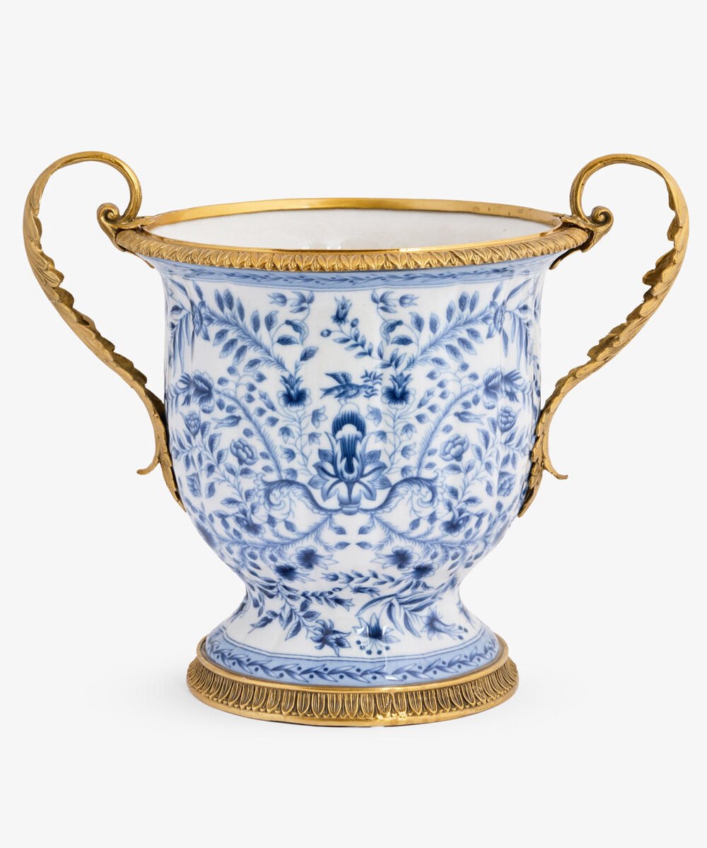 Barclay Urn With Brass Handles