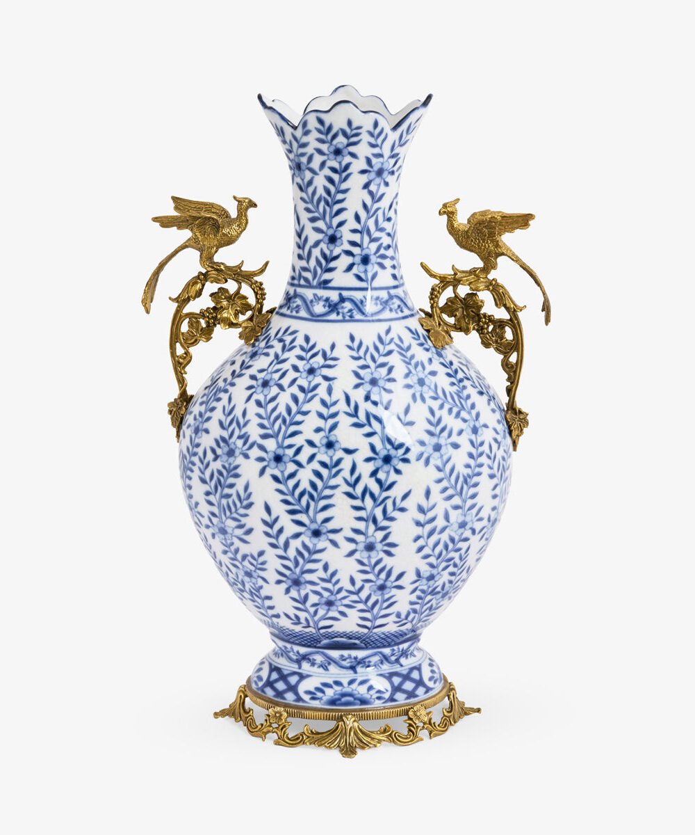 Barclay Vase With Phoenix Handles 42cm