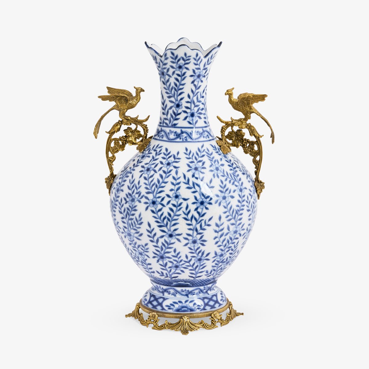 Barclay Vase With Phoenix Handles 42cm