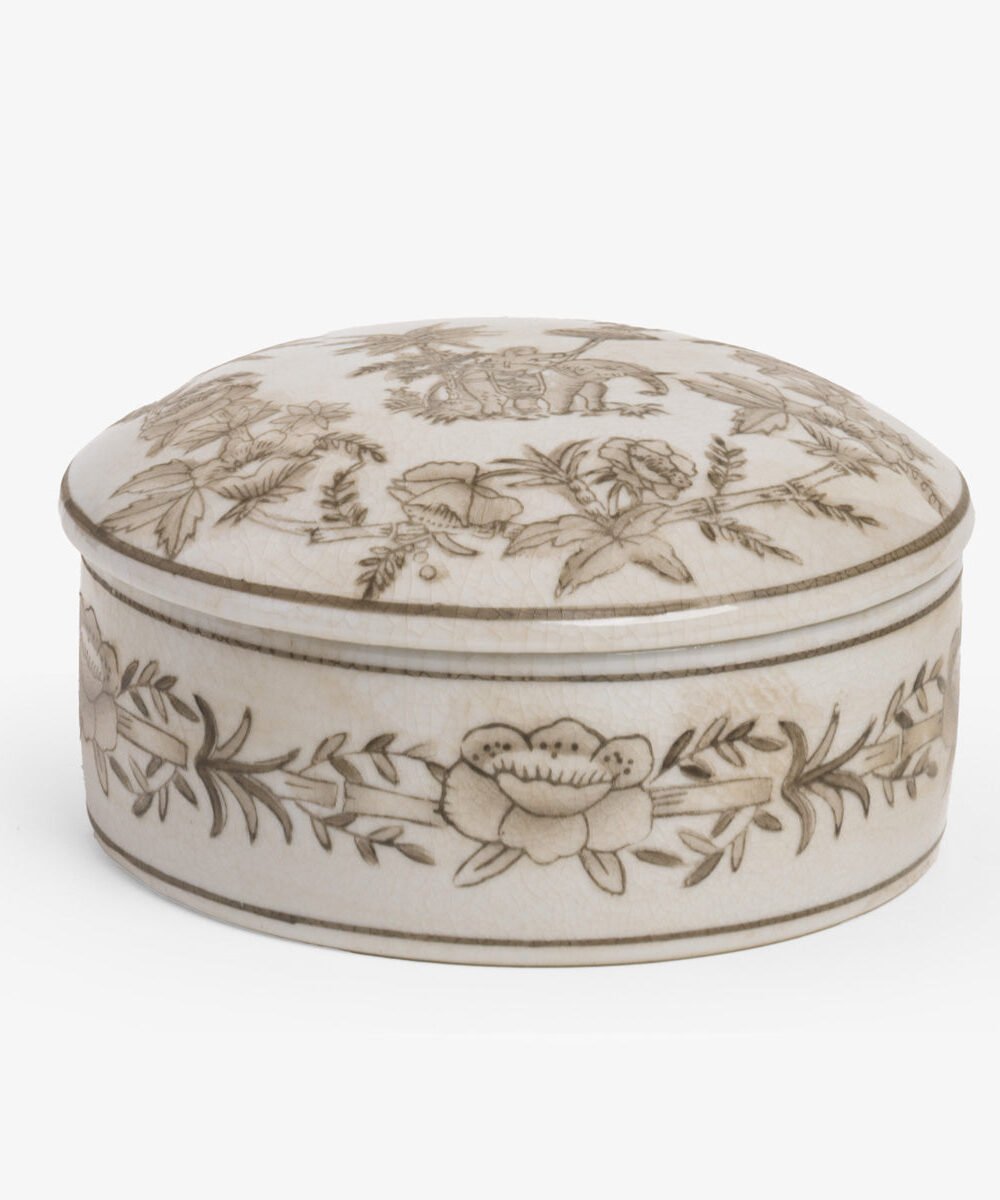 Elephant Round Box