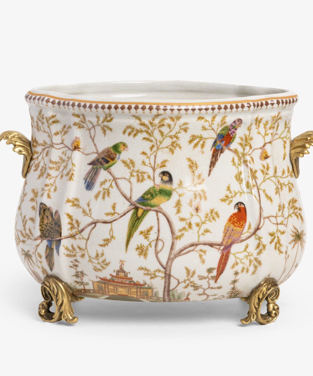 Barclay Bird Oval Planter (23cm)