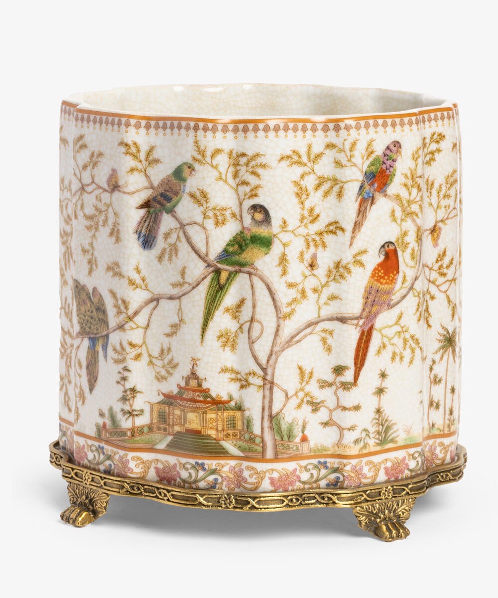 Barclay Bird Round Planter (23cm)