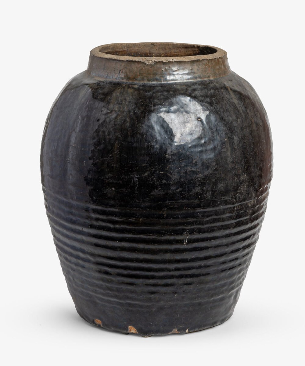 Ceramic Pot (36cm, Black)