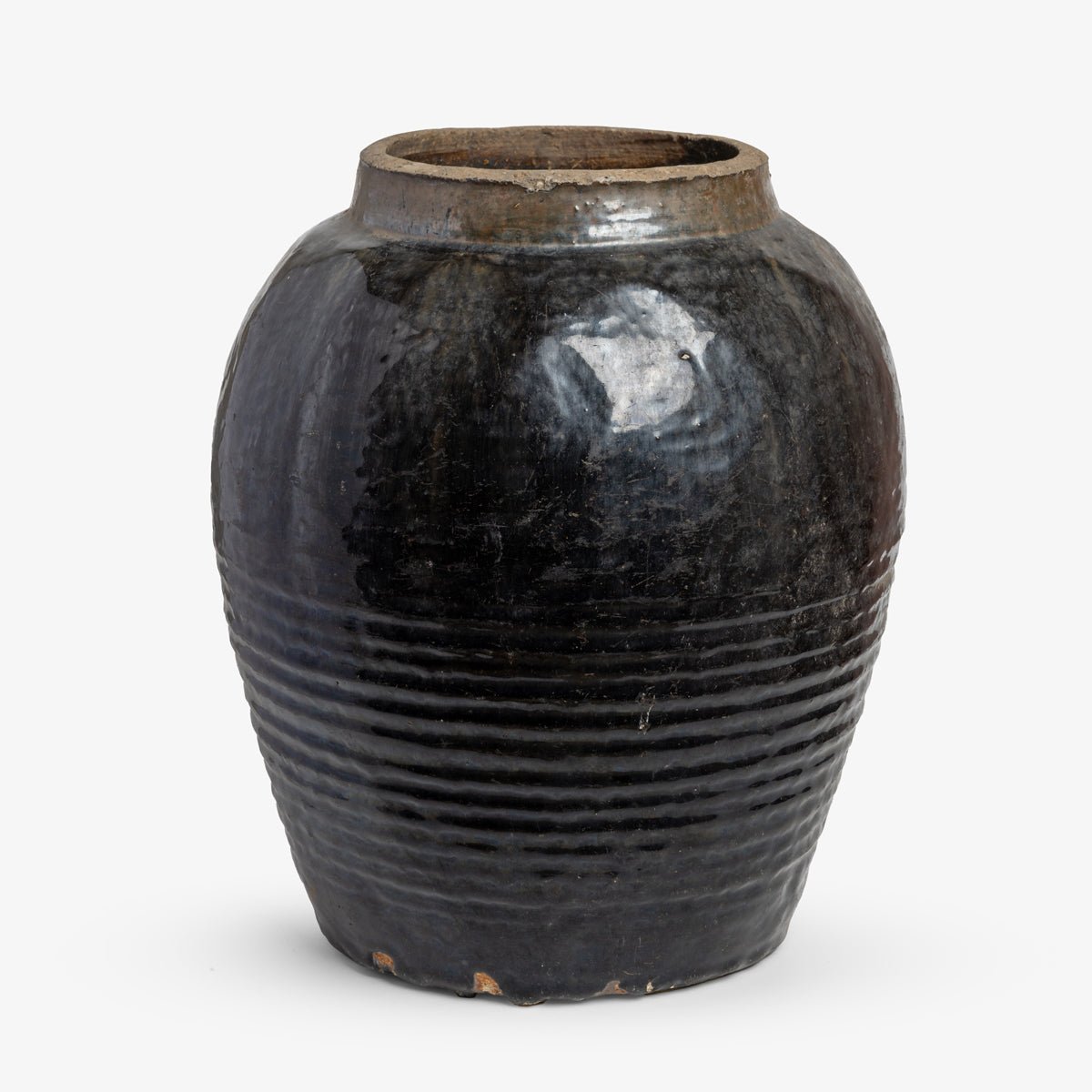 Ceramic Pot (36cm, Black)
