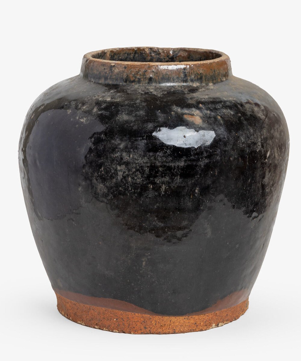Ceramic Pot (27cm, Black)