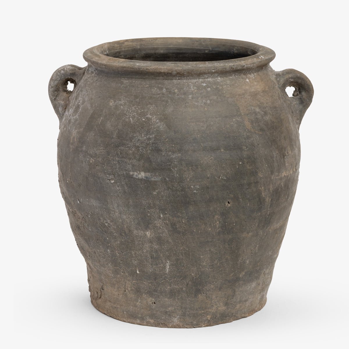 Ceramic Pot with Handles (25cm, Black)