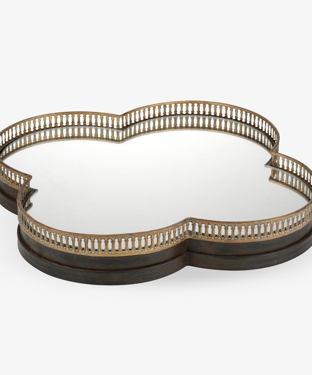 Clover Mirror Tray