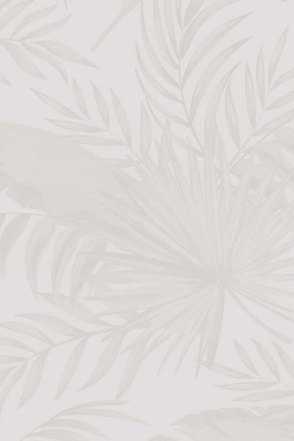 Coastal Luxe Palms Wallpaper | Warm Grey