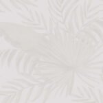 Coastal Luxe Palms Wallpaper | Warm Grey