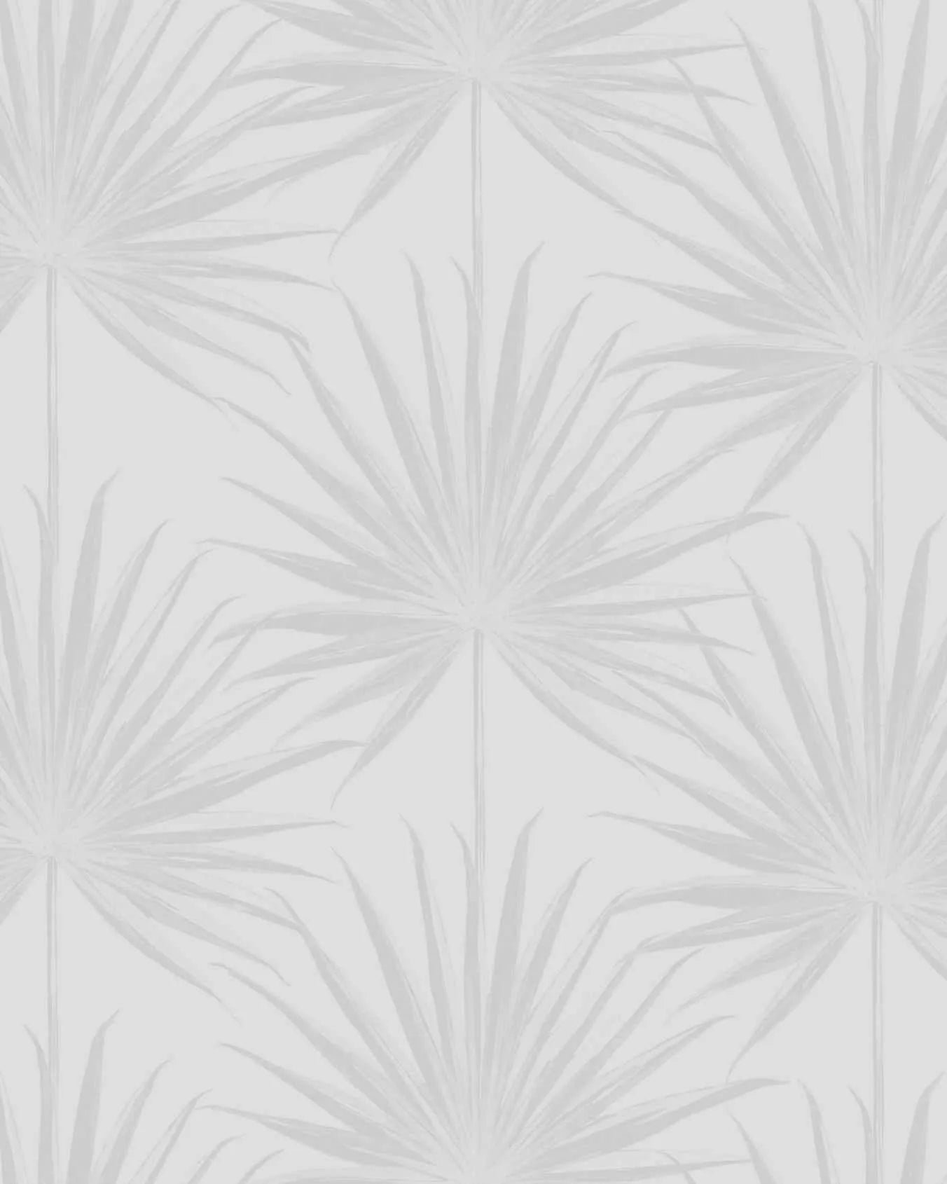 Coastal Palm Wallpaper in Grey