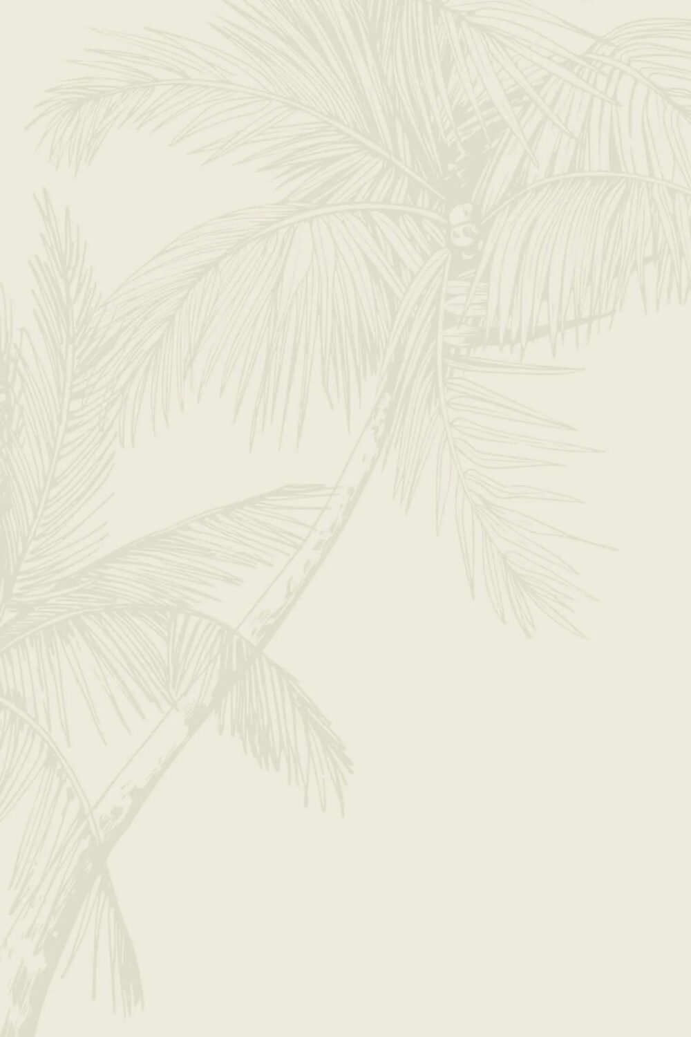 The Palms Wallpaper in New Neutral