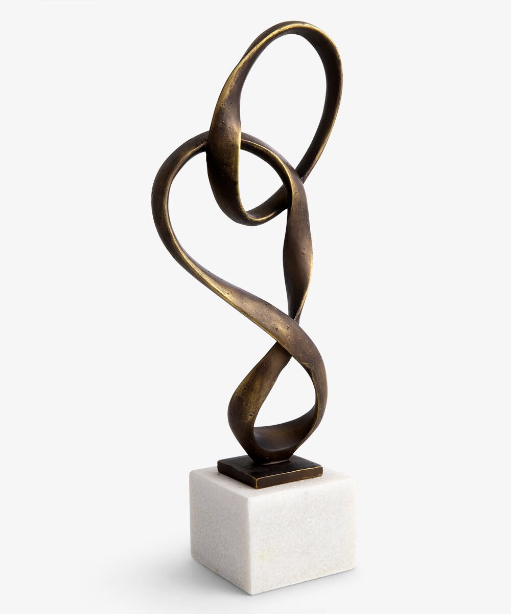 Hoop Sculpture (Bronze Finish)