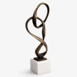 Hoop Sculpture (Bronze Finish)