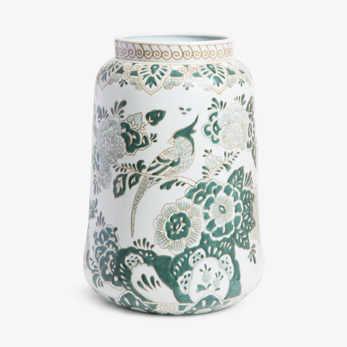 Lauren Green Ceramic Floral Vase