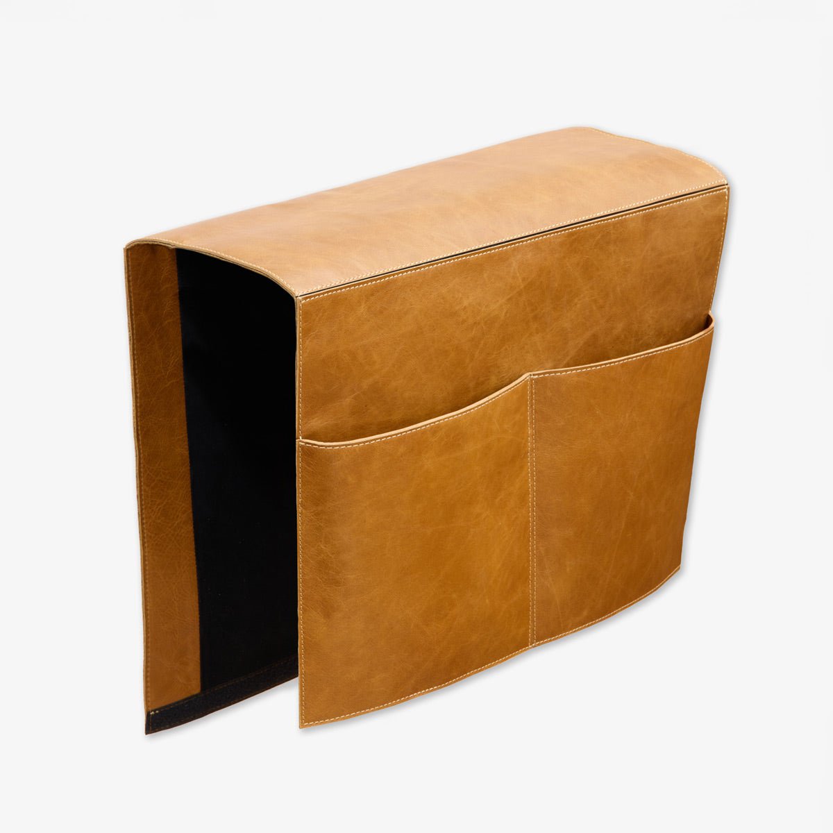 Leather Sofa Armrest Bag (Tan)