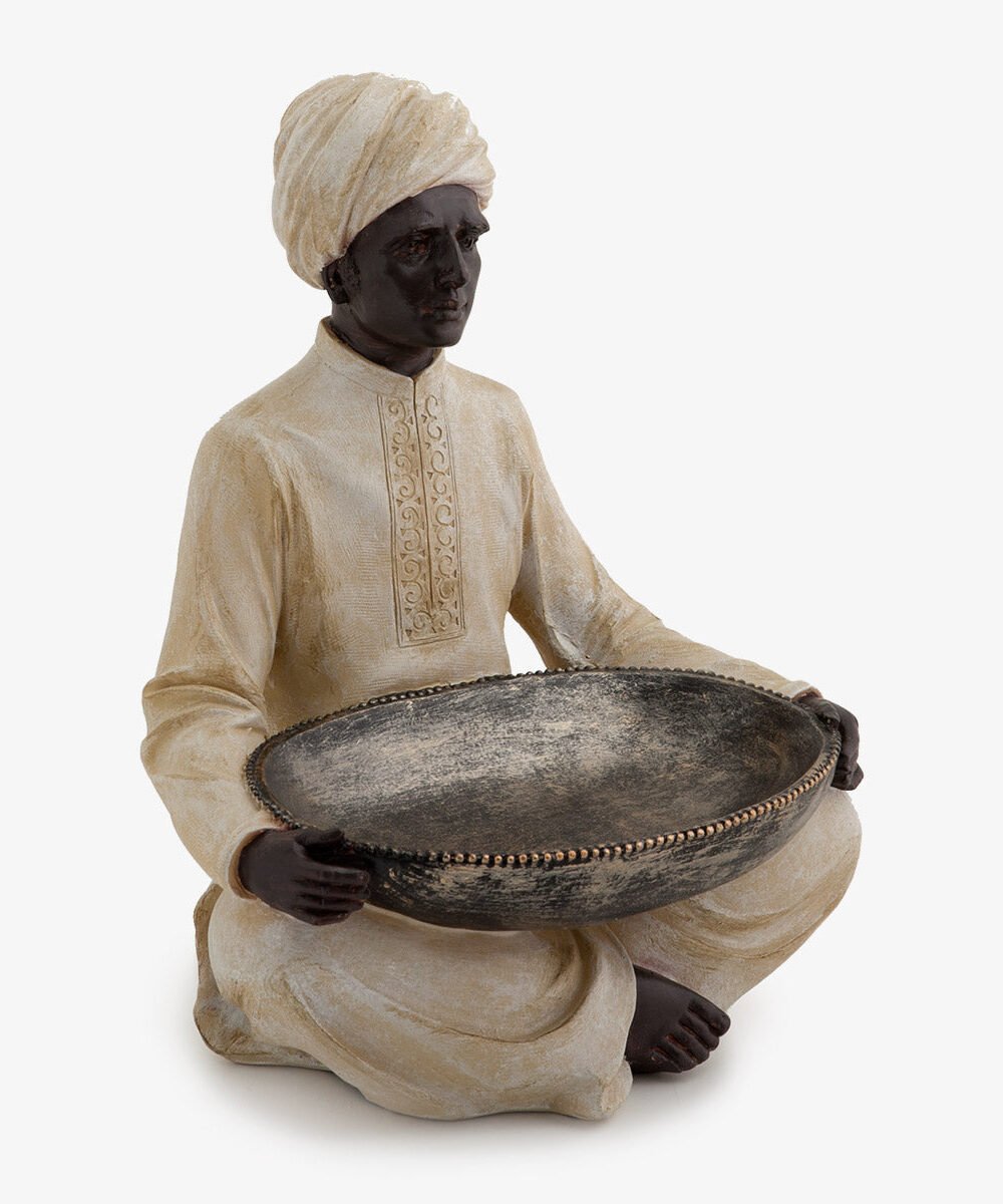 Man Holding Bowl