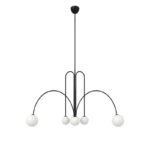 Nordic Gran Finale Nordic White Glass Metal Pendant Light